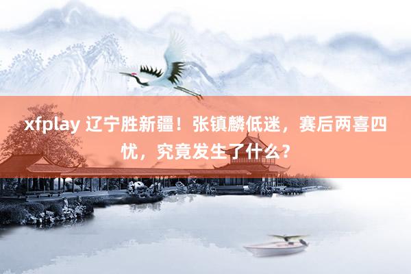 xfplay 辽宁胜新疆！张镇麟低迷，赛后两喜四忧，究竟发生了什么？